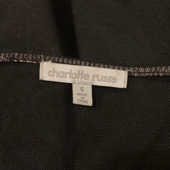 Juniors Studded Front, Sheer Back Dress - Picture 3 of 5